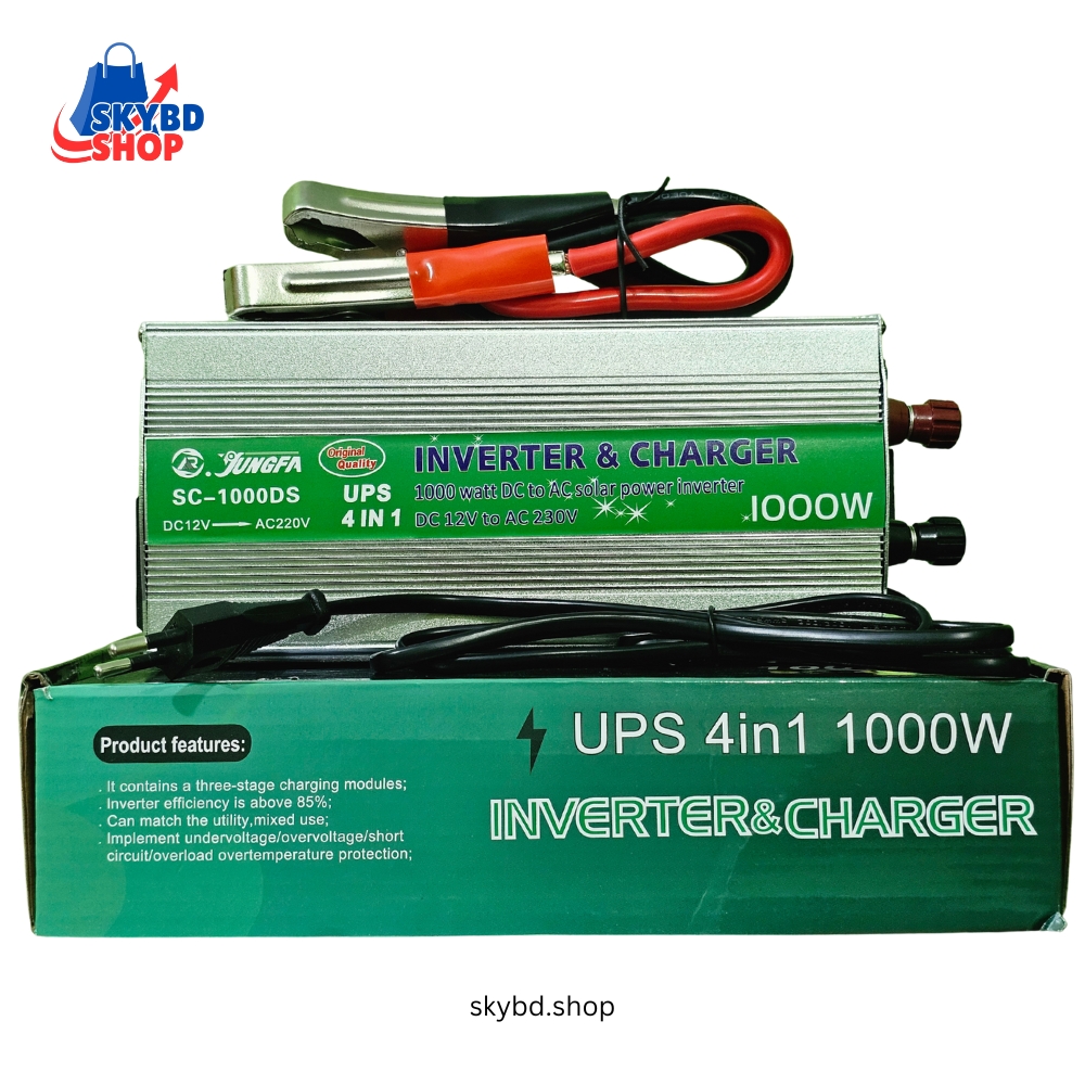 1000W Ups Inverter With 10A Battery Charging system Full AutoCut